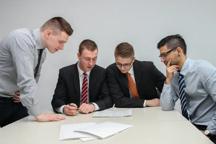 A business owner comparing different finance support options